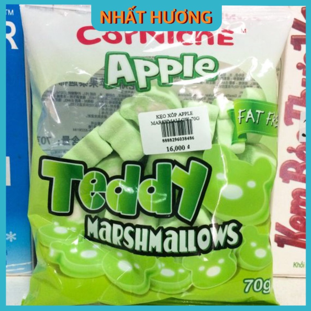 Kẹo Xốp Marshmallow Apple 70gr