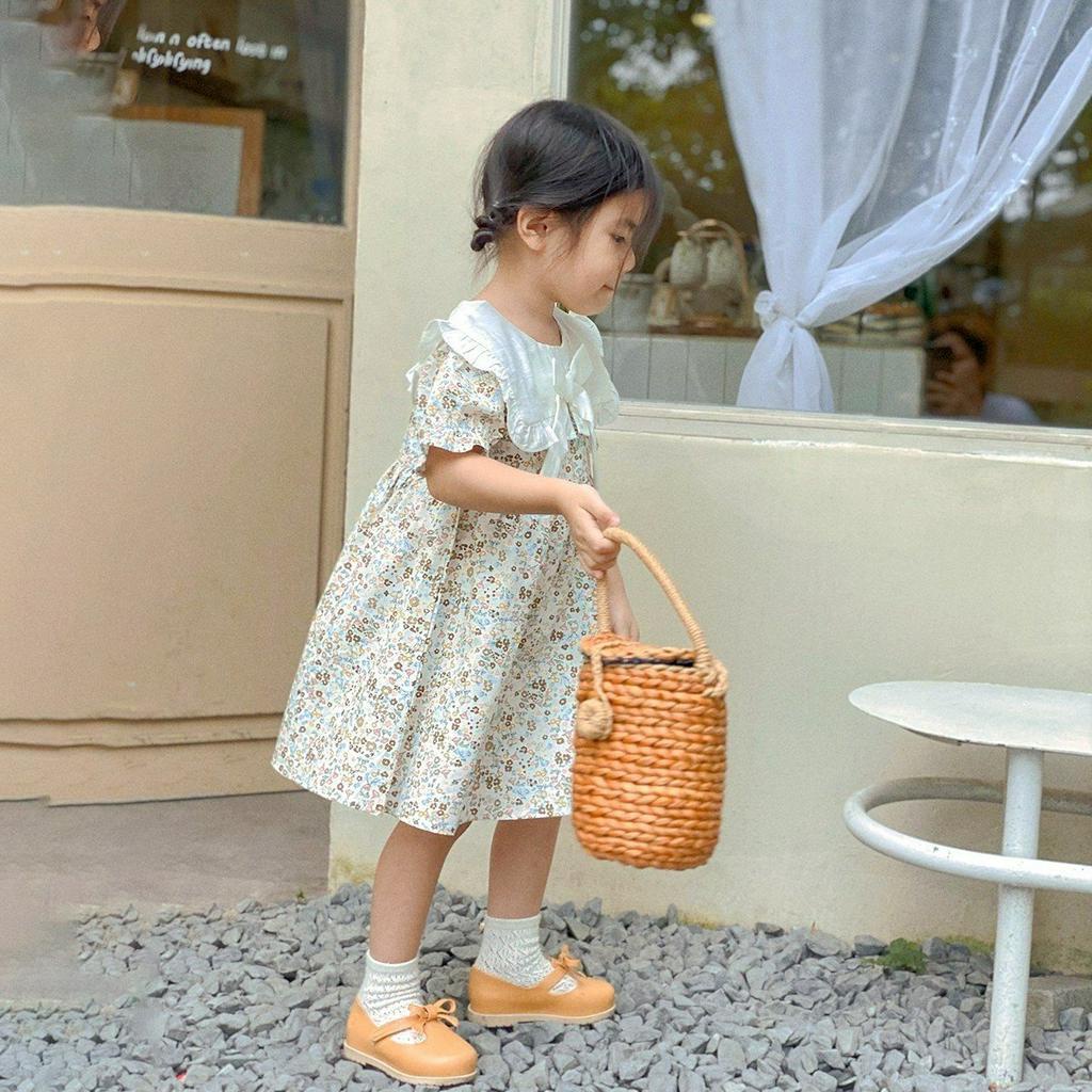 Váy công chúa cho bé gái DORYKIDS size đại ,đầm bé gái dáng xòe,chất vải cotton thô mát điệu đà xinh xắn