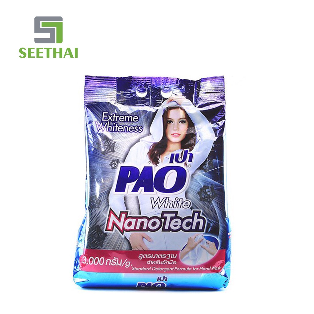 [Hàng Chính Hãng] Bột giặt Pao 2.7kg - White