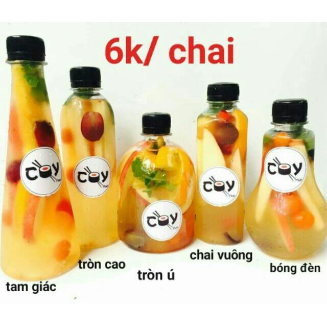 CHAI NHỰA ĐỰNG TRÀ SỮA SIÊU HOT