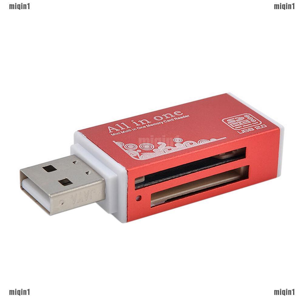 Đầu đọc thẻ nhớ Micro SD SDHC TF M2 MMC MS Pro Duo đầu USB 2.0 | BigBuy360 - bigbuy360.vn