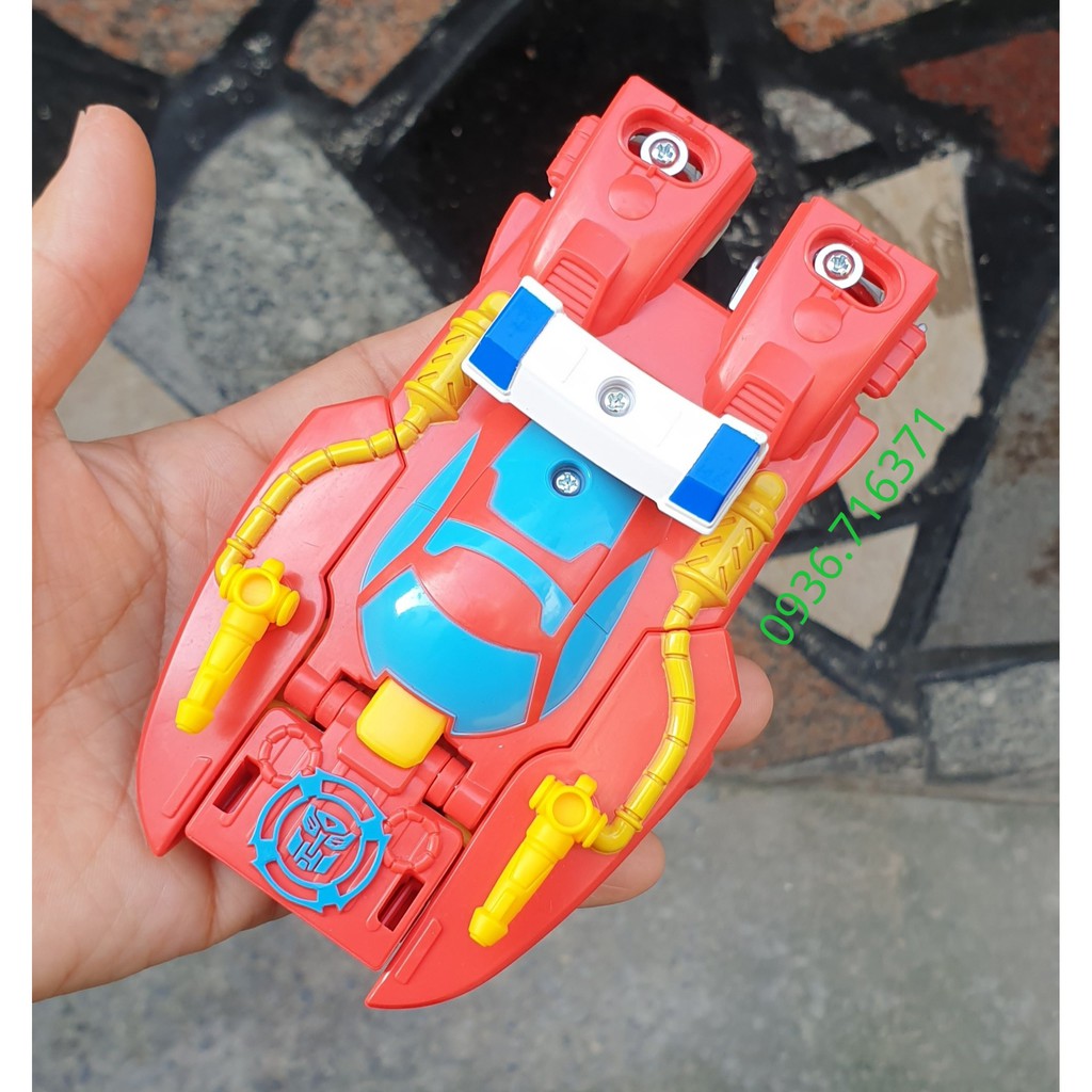 Robot Biến Hình Xe Cứu Hỏa 1 Bước Cho Bé  Transformers Rescue Bots