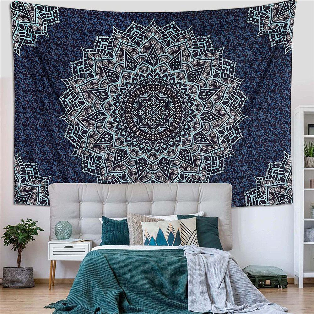 Thảm Treo Tường Trang Trí In Hình Phong Cách Bohemian