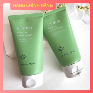 [RẺ VÔ ĐỊCH] FREESHIP Sữa rửa mặt trà xanh Innisfree GREEN TEA CLEANSING FOAM HÀN QUỐC
