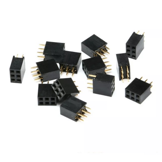 JUMP CÁI ĐÔI 2X3P 2.54MM CHÂN THẲNG