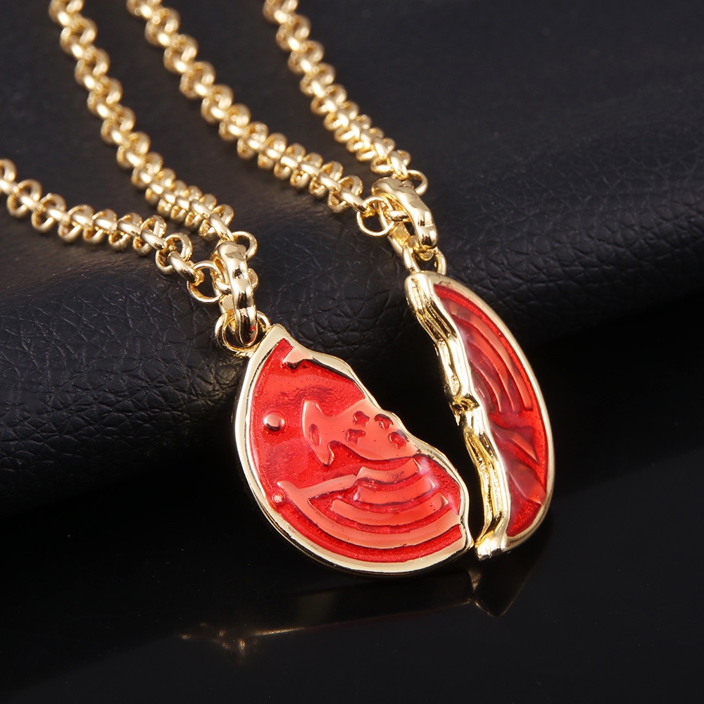 Vòng cổ Mặt Hình Kamen Rider OOO Ankh's Broken Taka Core Medal Cho Cặp Đôi