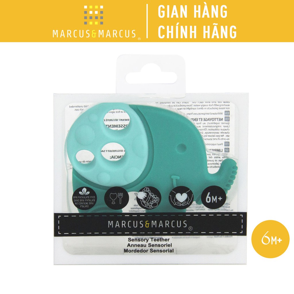 Đồ gặm nướu silicon cho bé Sensory Marcus &amp; Marcus, từ 6 tháng - Ollie