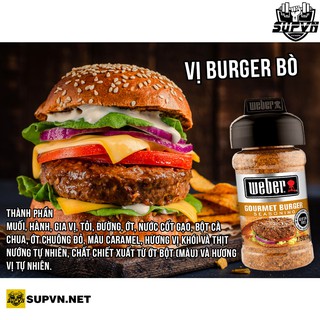 Gia vị ăn kiêng Weber, Gia vị ướp bò gà 176g