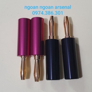 Jack rắc bắp chuối cắm loa hãng Gold và nhập khẩu hãng WIN mạ vàng 1U