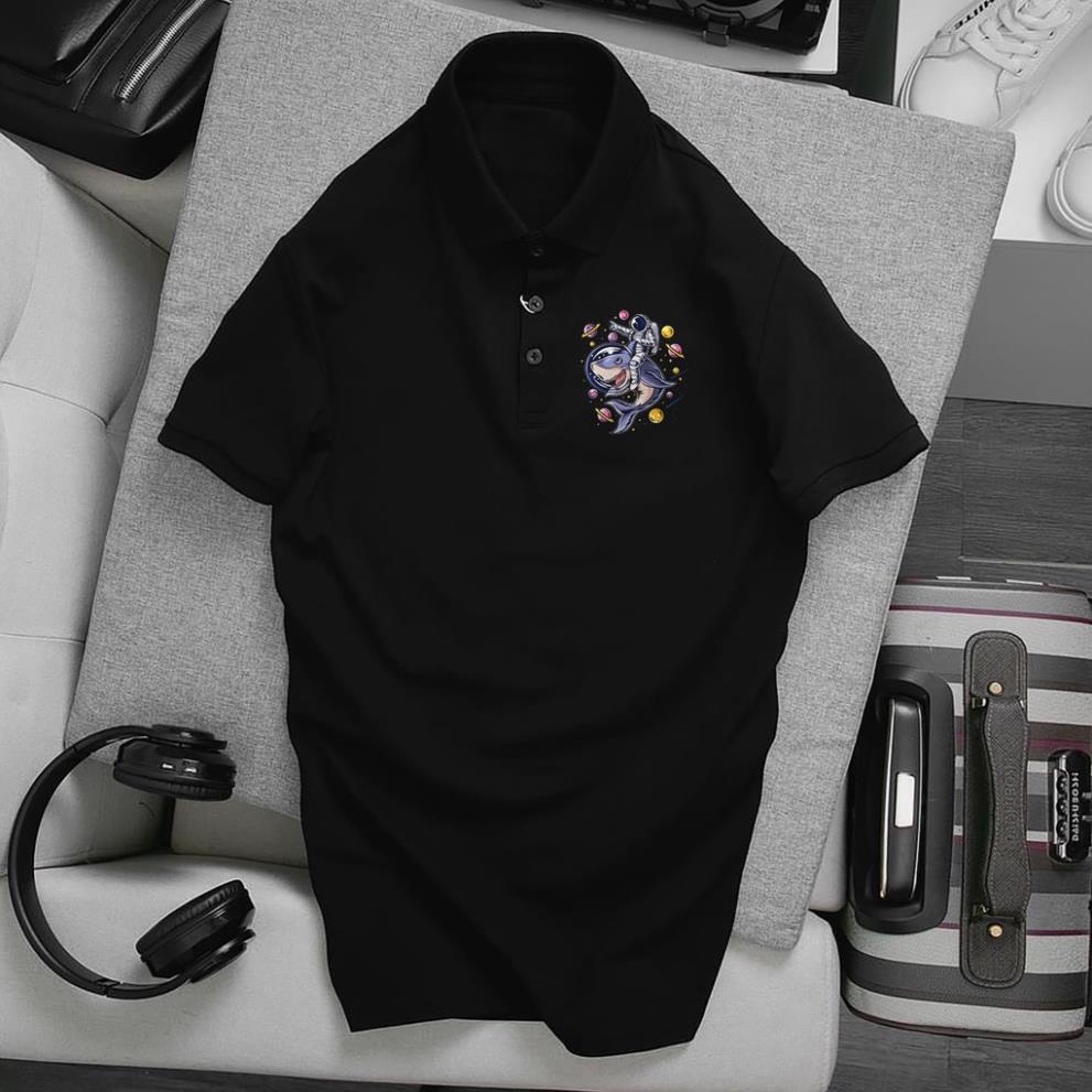 Áo Polo, chất Thun Cá Sấu Poly Thái Full Size Nam Nữ, Áo thun có cổ trắng đen, cổ trụ Unisex, KKim Shop