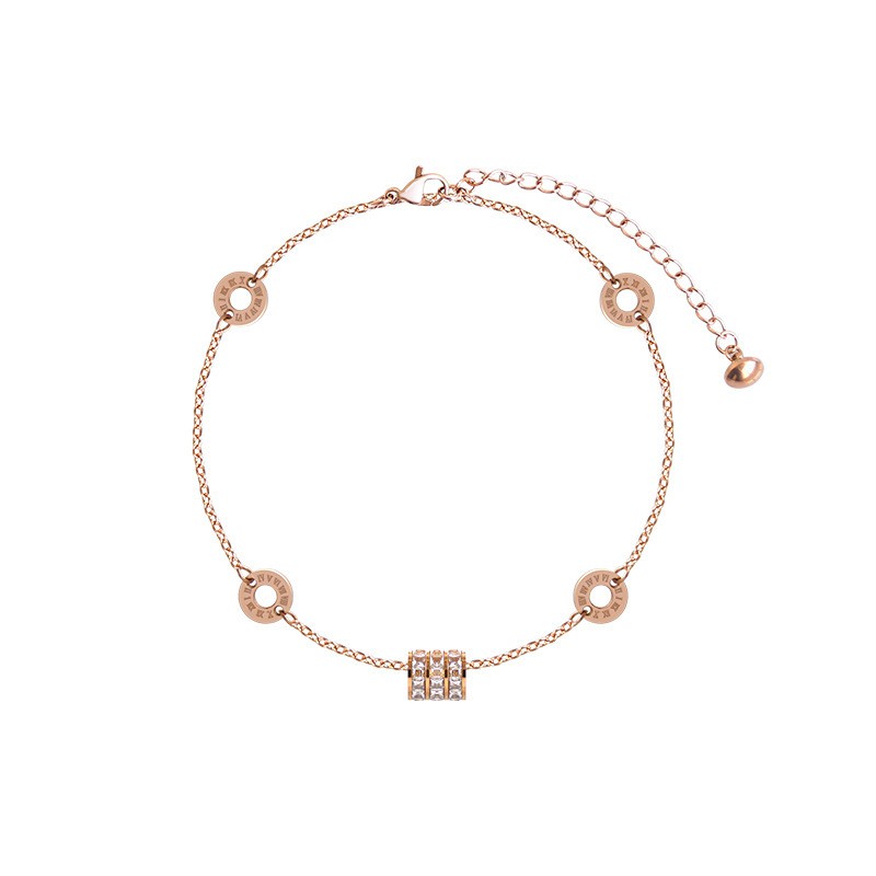 Vòng Tay Thép Titan Khắc Số La Mã Đơn Giản Thời Trang Hàn Quốc Cho Nữ | BigBuy360 - bigbuy360.vn