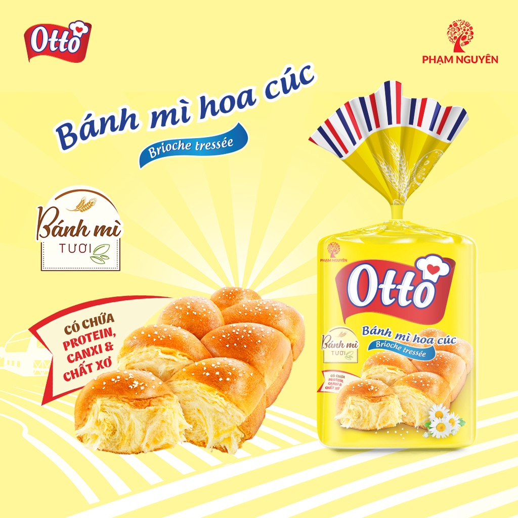 Chính hãng bánh mì hoa cúc otto - otto brioche tressée 300g - ảnh sản phẩm 5