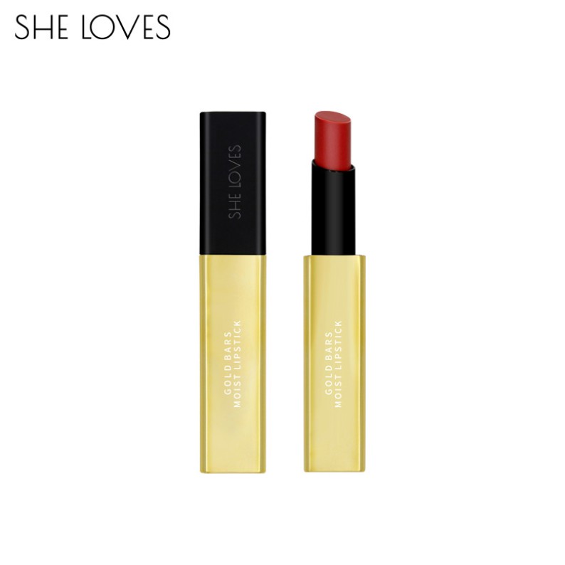 son thỏi lên màu chuẩn Sheloves Gold Bars Lipstick Moisturing 3.8g