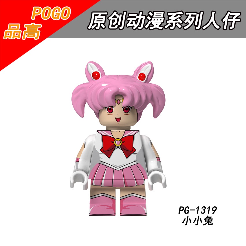 Sailor Moon Mô Hình Đồ Chơi Lắp Ráp Hình Thủy Thủ Mặt Trăng Dành Cho Bé