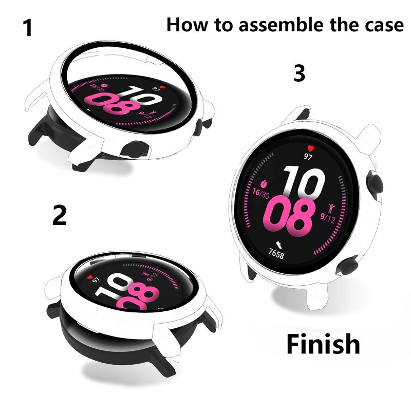 Ốp bảo vệ PC tích hợp màn cường lực Huawei Watch GT2