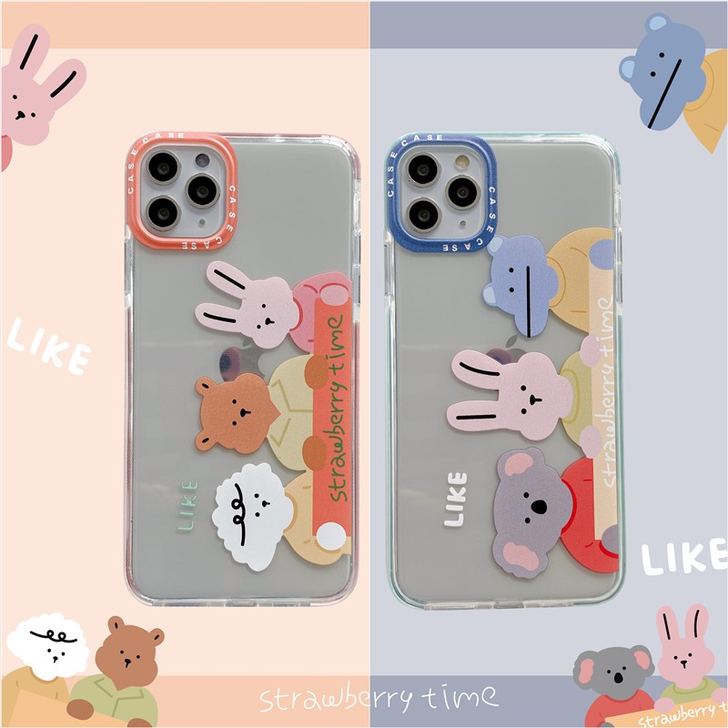 Ốp Điện Thoại Hình Sở Thú Ngộ Nghĩnh Cho Iphone8 7 Plus X Xs Xr Xsmax 11 Pro Max