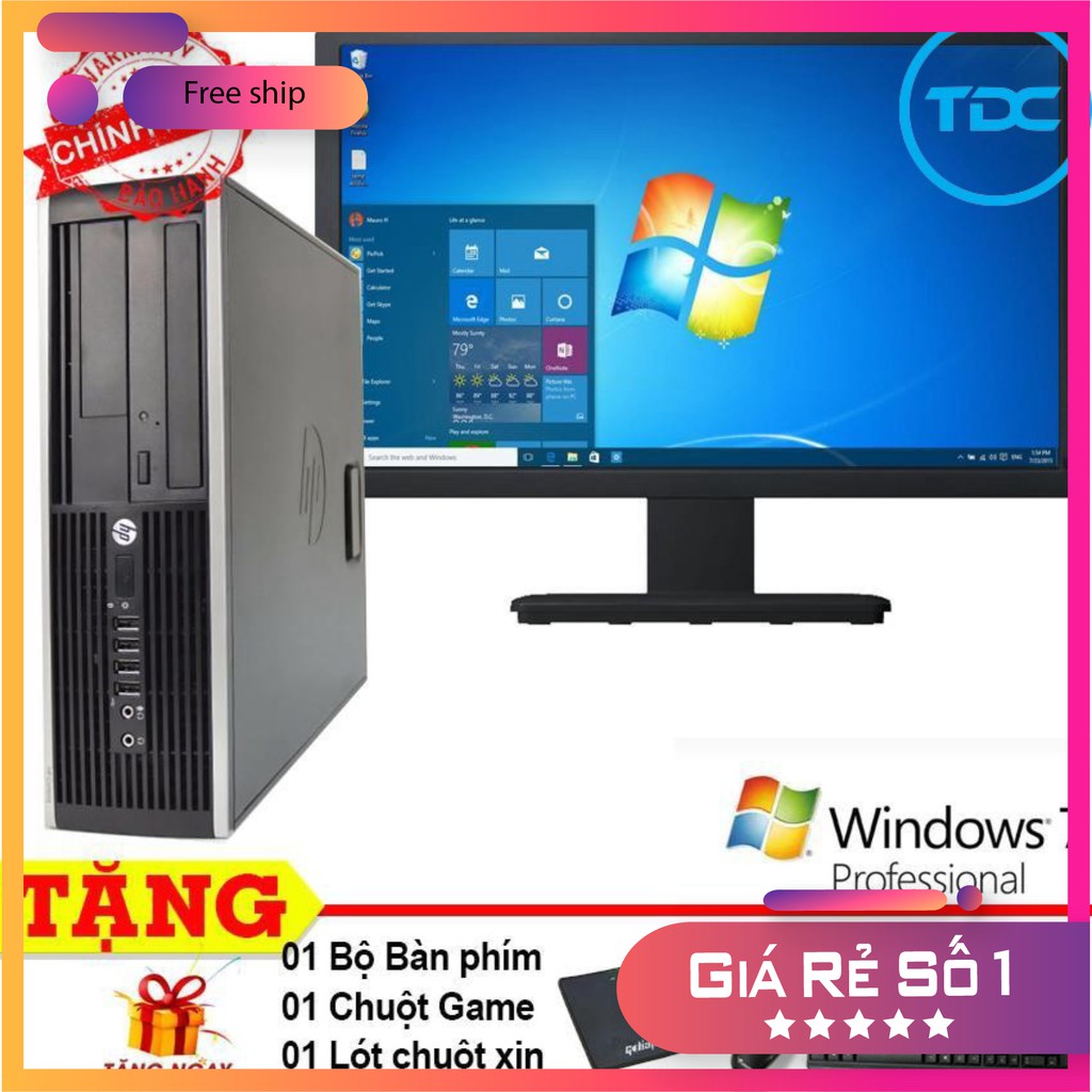 [THANH LÝ XẢ LỖ]  Bộ máy tính để bàn Hp 8200 (Core i5 2400/ Ram 4gb / HDD 500gb) & Màn Hình Hp 18.5. Bảo hành 1 đổi 1 tr