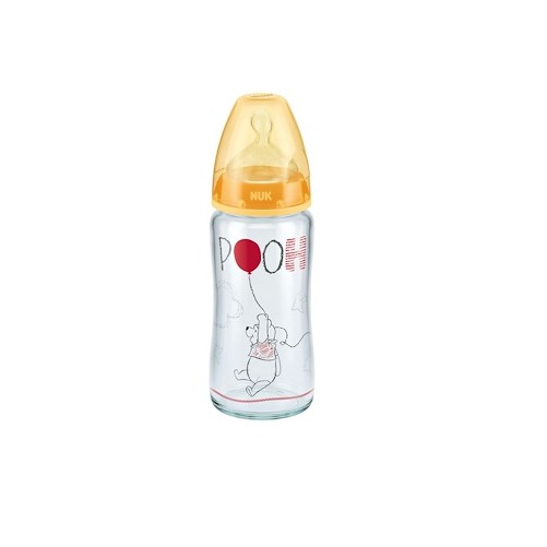 [Mã LIFEDC1012 giảm 250K đơn 500K] Bình sữa NUK thủy tinh Disney 120 - 240ml ty Silicone S1-M