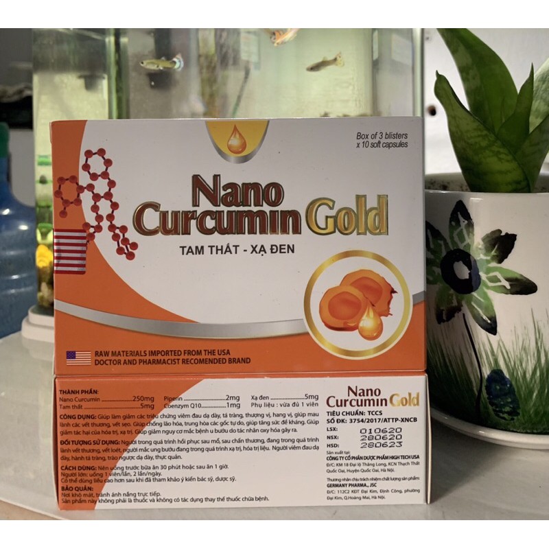 Nano Curcumin Gold Giúp làm giảm các triệu chứng viêm đau dạ dày, tá tràng, thượng vị, hang vị, giúp nhanh lành vết loét