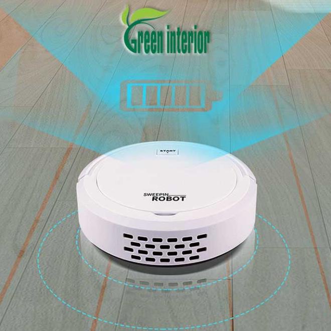 Rotbot hút bụi lau nhà thông minh, Robot mini quét nhà lau sàn 3 tính năng hút quét lau nhà thông minh