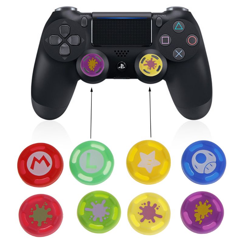 Bộ 4 Vỏ Bọc Nút Điều Khiển Chơi Game Switch Pro Bằng Silicon