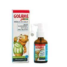 Golanil Junior Spray - Xịt sát trùng họng giảm ho cho bé yêu