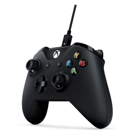 Tay cầm chơi game không dây Microsoft XBOX Controller + Cable (Phiên bản S mới nhất cho PC/Xbox One S)