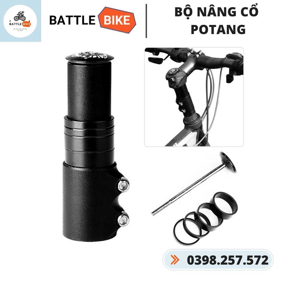 NÂNG CỔ XE ĐẠP - POTANG XE ĐẠP TỪ 5-10 CM