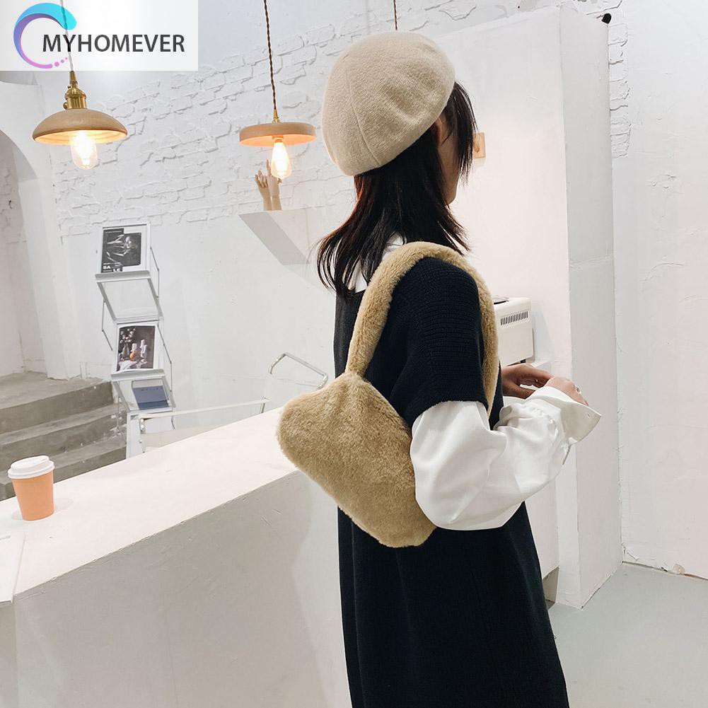 Túi xách lông nhung họa tiết động vật thời trang đường phố cho nữ | BigBuy360 - bigbuy360.vn