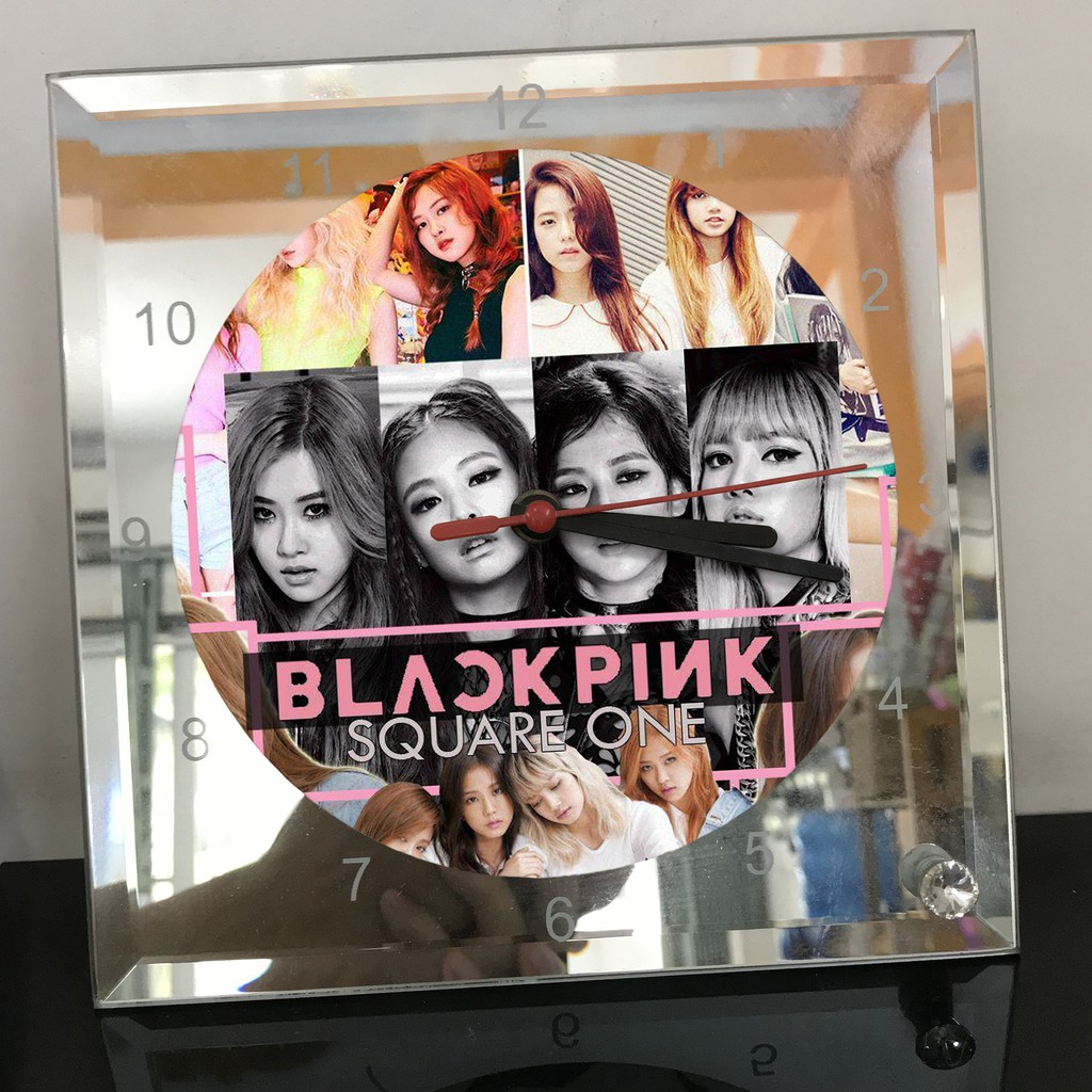 Đồng Hồ để bàn in hình Nhóm Nhạc BlackPink - Nhận in hình lên đồng hồ theo yêu cầu - Sky18