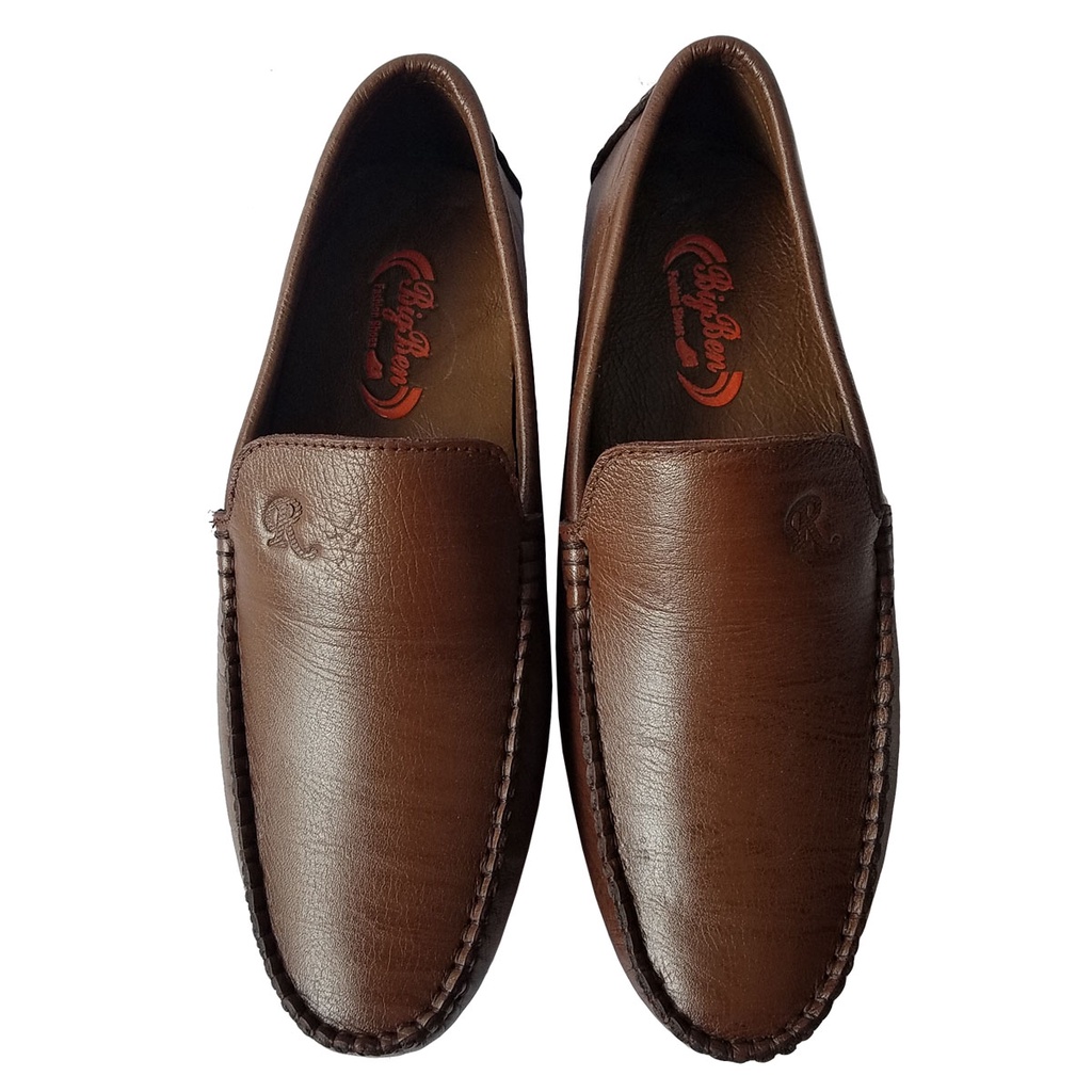 Giày Lười Nam Da Bò Thật BIGBEN Cao Cấp GM237