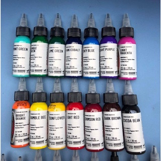 Mực xăm Eternal các màu cơ bản, mực xăm chính hãng