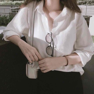 🌸Sơ mi trắng oversize🌸