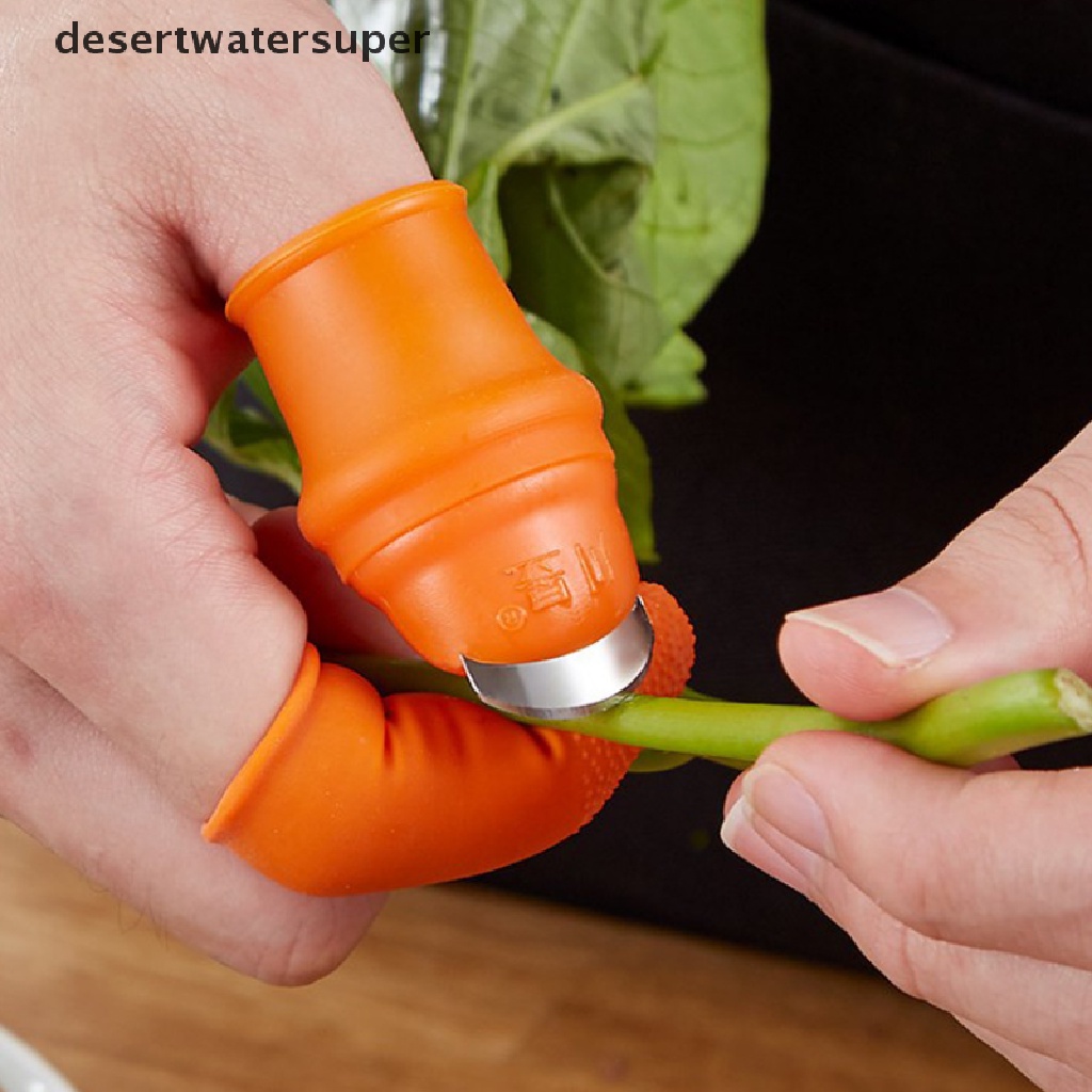 Găng Tay Silicone Cắt Lát Rau Củ Quả Đeo Ngón Tay Cái