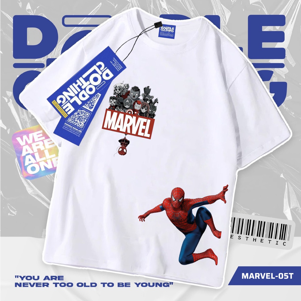 Áo thun nam nữ tay lỡ unisex oversize áo phông form rộng basic tee các mẫu marvel siêu ngầu siêu chất