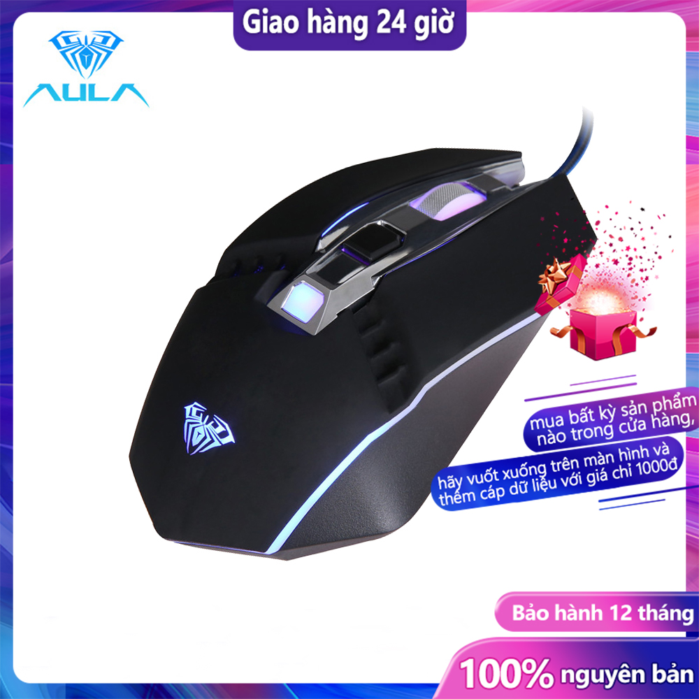 Chuột Gaming Aula 7 Nút Có Đèn Led S22