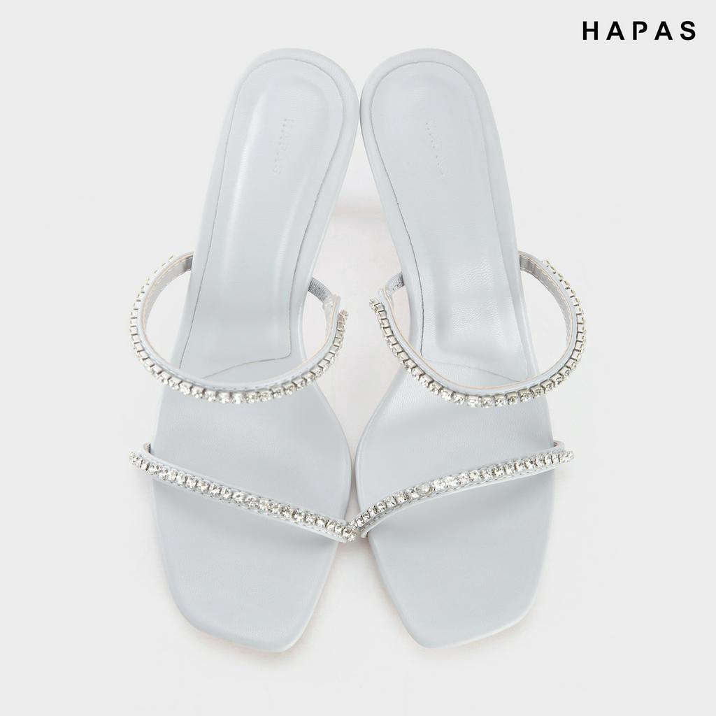 Guốc Lê Hai Quai Đá Tròn 7P HAPAS - GL23039