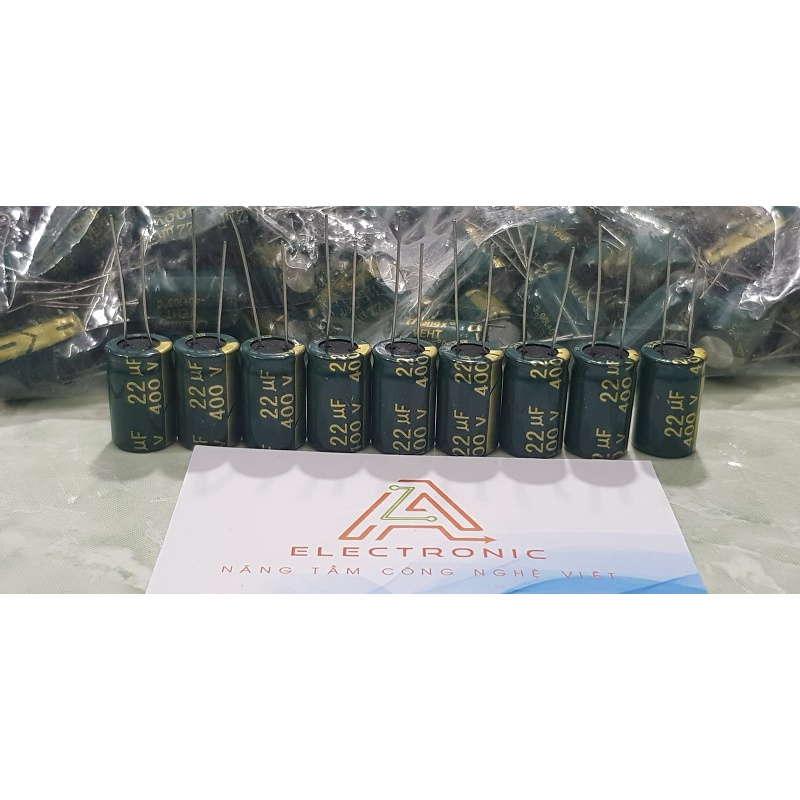 Tụ điện 22uF 400V 13*21 RK-215