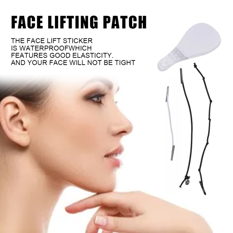 READY 40 Pcs/Set Women Makeup Invisible V-Line V Face Shape Stickers Slimming Tools Lines Neck Chin V Shaper Lifting Tapes uniq | BigBuy360 - bigbuy360.vn