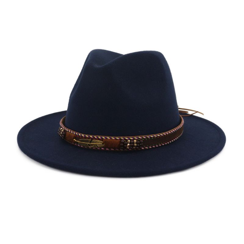 Mũ Fedora Vải Nỉ Vintage Cho Nam Và Nữ