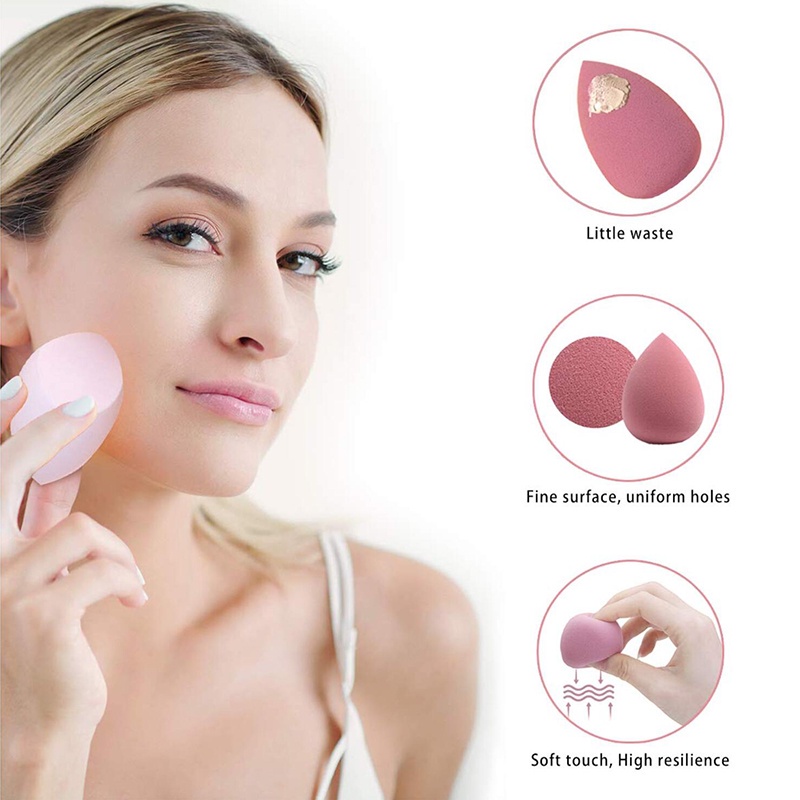 Mút tán kem nền Maycreate kết cấu mềm mịn sử dụng ướt và khô_Tín đồ skincare