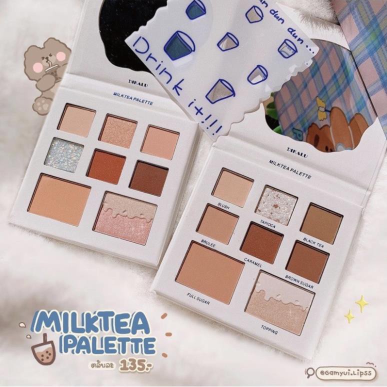 Bộ Trang Điểm Dikalu Trà Sữa Bubble Time Gồm Phấn Mắt + Phấn Má + Hilight 25 | BigBuy360 - bigbuy360.vn