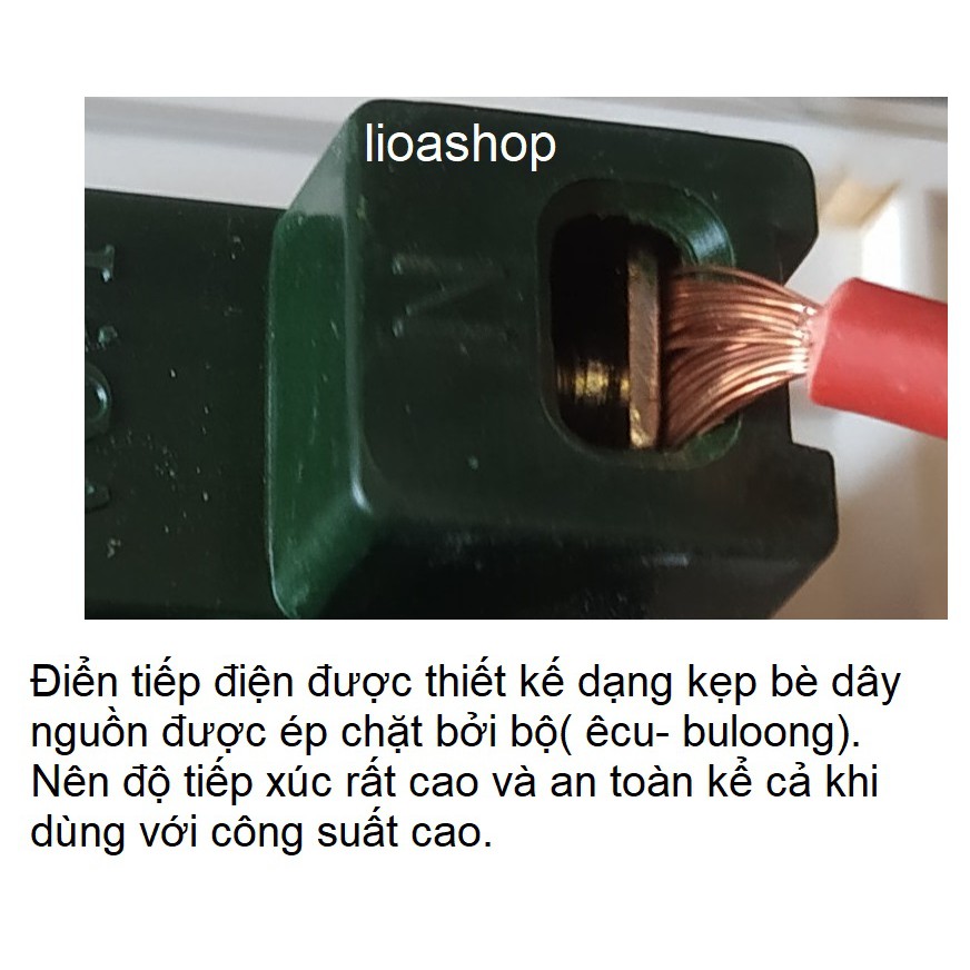 Ổ ĐÔI 3 CHẤU LiOA MẶT VUÔNG.