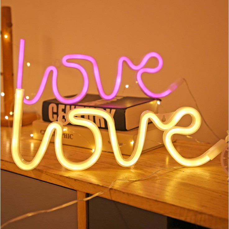 Đèn Neon Trang Trí chữ LOVE