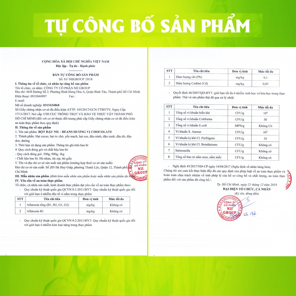 Combo 2 hũ Bột đậu Niibeans M+ Tăng cân Tăng cơ Hương vị Sô Cô La (1kg/hũ)