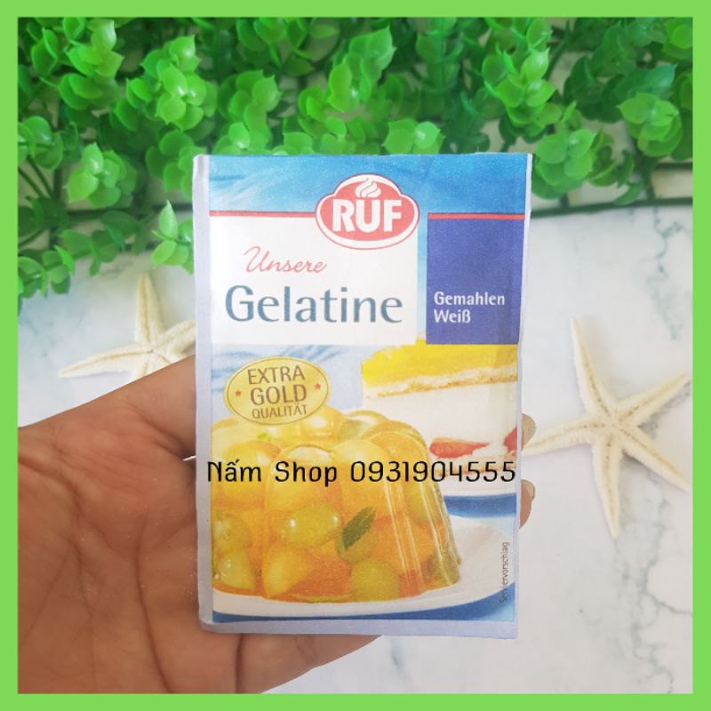 Bột Gelatine/ gelatin Ruf Đức làm thạch, mouse, kẹo dẻo