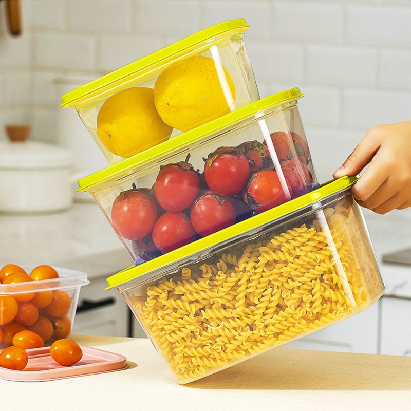 Set 6 Hộp Đựng Thực Phẩm Chống Ẩm Không BPA Có Nắp Đậy Cho Nhà Bếp