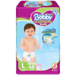 MẪU MỚI - TÃ-BỈM QUẦN SIÊU THẤM BOBBY L68 (9-13KG)