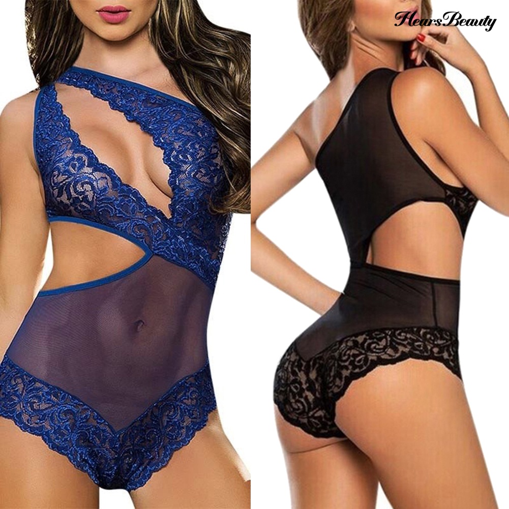 Bộ Đồ Ngủ Áo Liền Quần Xuyên Thấu Gợi Cảm Cho Nữ | BigBuy360 - bigbuy360.vn