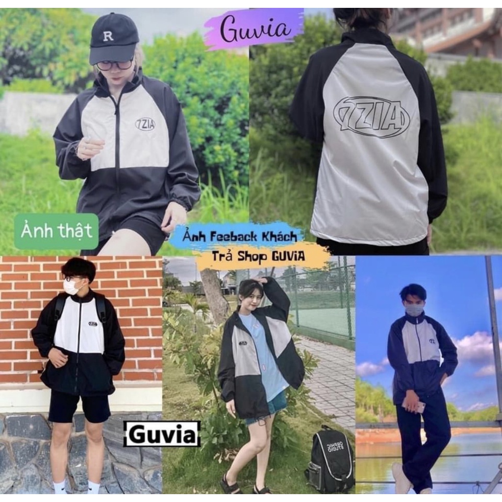 ÁO KHOÁC NAM UNISEX NAM- NỮ CỔ ĐỨNG 7ZIA CHẤT LIỆU DÙ 2 LỚP ĐI MƯA CẢN GIÓ CHỐNG NẮNG TỐT HÓT TREND 2022